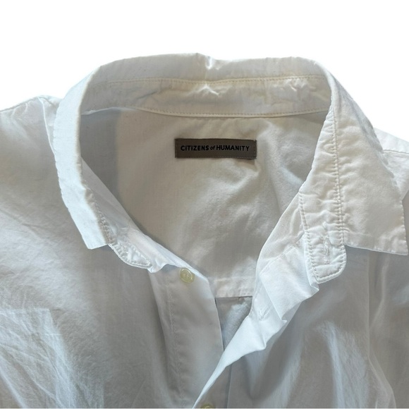 Citizens of Humanity oversized white Button Up Medium - Picture 4 of 15